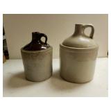 2 Pottery Jugs. 1 Has Chip..