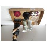 Cast Iron Bell, Apple Paperweight & More