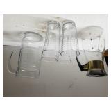 Glass Pitcher With Glasses & Carafe