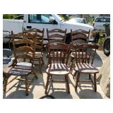 6 Vintage Dining Chairs