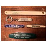 Lot of Pocket Knives With Advertising