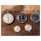 Vintage Stop Watch, Pocket Watches, & More