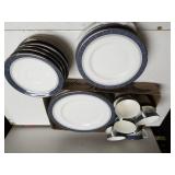 Sherbrooke China- Cups, Saucers, Plates