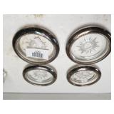 Silver Liked Trimmed Coasters