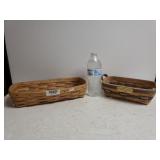 (2) Decorative Baskets - Delaware Heritage &