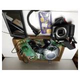 Phone Case, Homedics Clock & Other Items