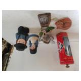 Amish Figures,  Coke Container & Other Figures