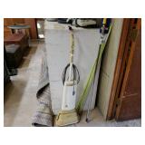 Vintage Shetland Rug Shampooer, Push Mop And Rods