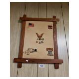 USA Embroidered Picture