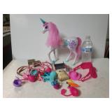 Barbie Unicorn Horse & Horse Accessories