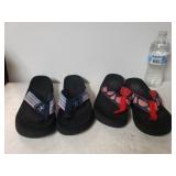 (2) Pair Ladies Tidewater Flip-flops- Size 8