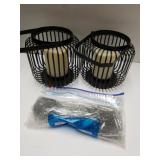 Battery Candle Holders. Paper Clips