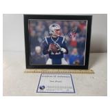 Autographed Print Of Tom Brady W/COA - 8"×10"