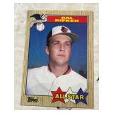 1987 Cal Ripken All Star Baseball Card