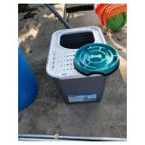 Petmate Top Entry Litter Can And Treat Toy