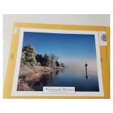 Winter On The Wicomico Whitehaven Maryland Print