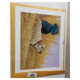 Labrador Print Signed And Numbered By Artist