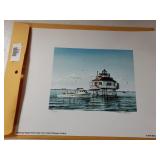 2005 Passing Hopper Strait Light Print Signed And