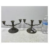 (2) Petwer Tri Candle sticks