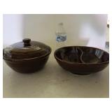 Marcrest Stoneware Pottery Divided And Covered