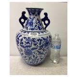 Large Bombay Blue Designed Vase