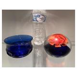 Vintage Imperial Blue Indiana Glass Bowl &