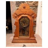 The E. Ingraham Co. Antique Gingerbread Mantle