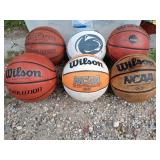 6 Miscellaneous Basketballs - Need Air