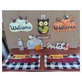 NEW Lot of 7 Miscellaneous Fall Decor - Includes