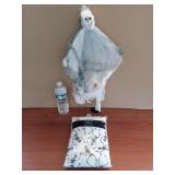 NEW Halloween Tablecloth and Hanging Grim Reaper