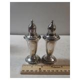 Empire Sterling Weighted Salt & Pepper Shakers