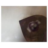 (2) Pair Ladies Silver Post Earrings - Hearts &