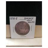 1898-S Barber Half Dollar