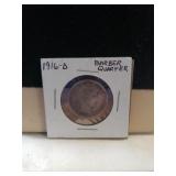 1916-D Barber Quarter