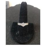 Ladies Engagement-style Ring - Size 9 - Marked