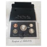 1998 United States Mint Silver Proof Set