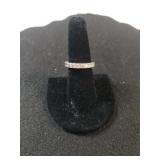 Ladies Clear 11-stone Ring - Size 7 - Marked 925