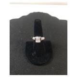 Ladies Large Engagement-Style Ring - Size 7 -
