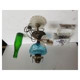 Kerosene Lamp Base Base, 7up Bottle & Other Items