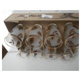 Golden Leaf/rimmed Glassware