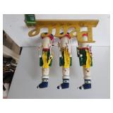 Nutcracker Snowman (3), Peace Word Decor