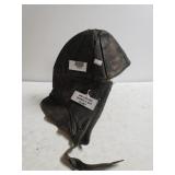 WWII Leather German Flight Helmet
