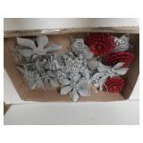 Silver & Rwd Holiday Decor