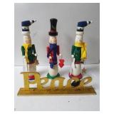 Word Decor & Snowman Nutcrackers