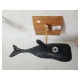 Decorative Whale Display
