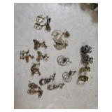 (10) Pair Vintage Clip-on Earrings