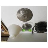 Milky White Glass Lampshade,  Sander/buffer &