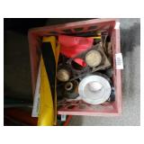 Crate With Contents To Include Electrical Tape,