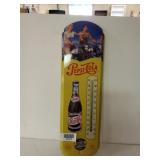 Metal Pepsi Cola Thermometer
