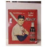 Metal Ted Williams Moxie Sign